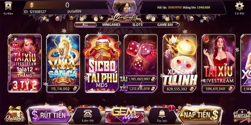 Danh sách game nên trải nghiệm tại nhà cái Gemwin